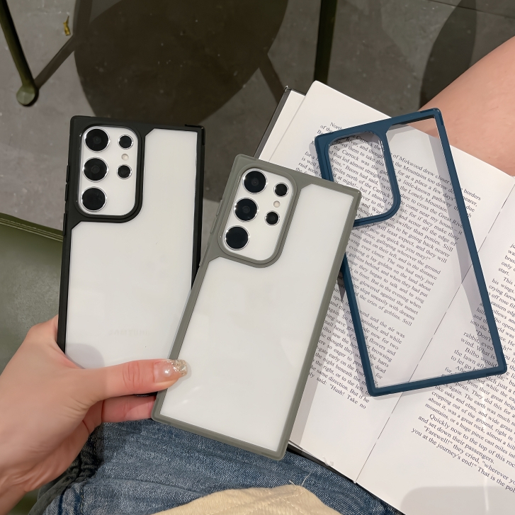 โปร ่ งใสสําหรับ Samsung S20 S21FE S23 S24 Ultra S22 + ซิลิโคนกันกระแทก TPU ฝาครอบโทรศัพท ์ สําหรับ Samsung A55 A35 5G