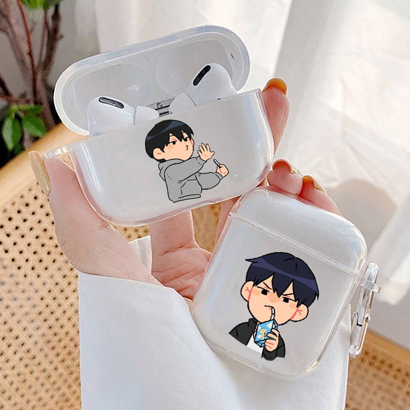 อนิเมะสุดฮิต ไฮคิว!! Hinata Shoyo Kageyama นุ่มโปร่งใส TPU สําหรับ APPLE Airpods Pro 3 2 1 หูฟัง Air