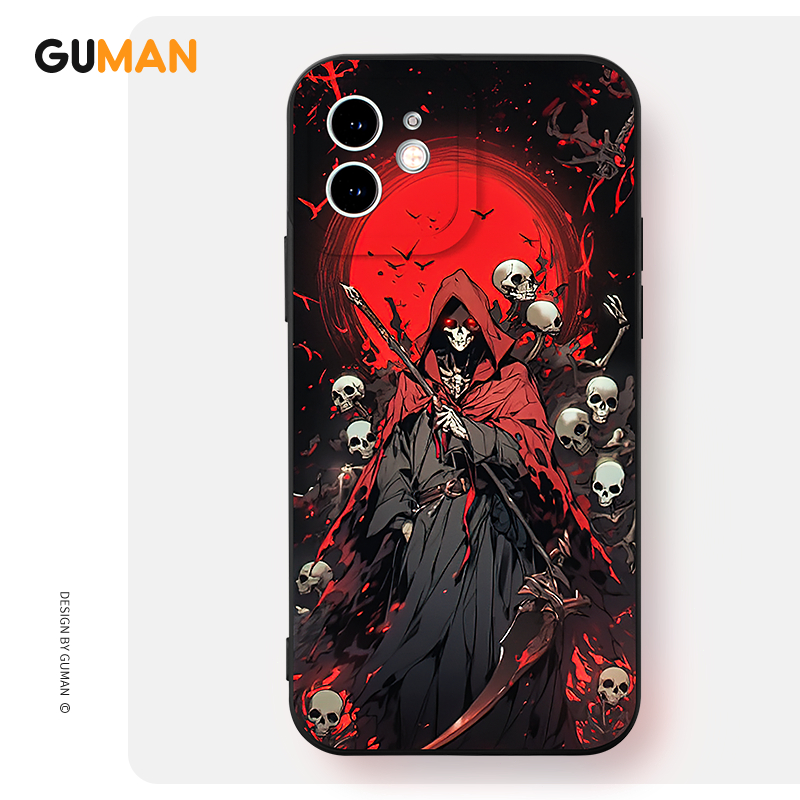 Guman เคสไอโฟน เคสซิลิโคนนุ่มกันกระแทกน่ารักตลก เคสโทรศัพท์  for iPhone 16 15 14 13 12 11 Pro Max SE