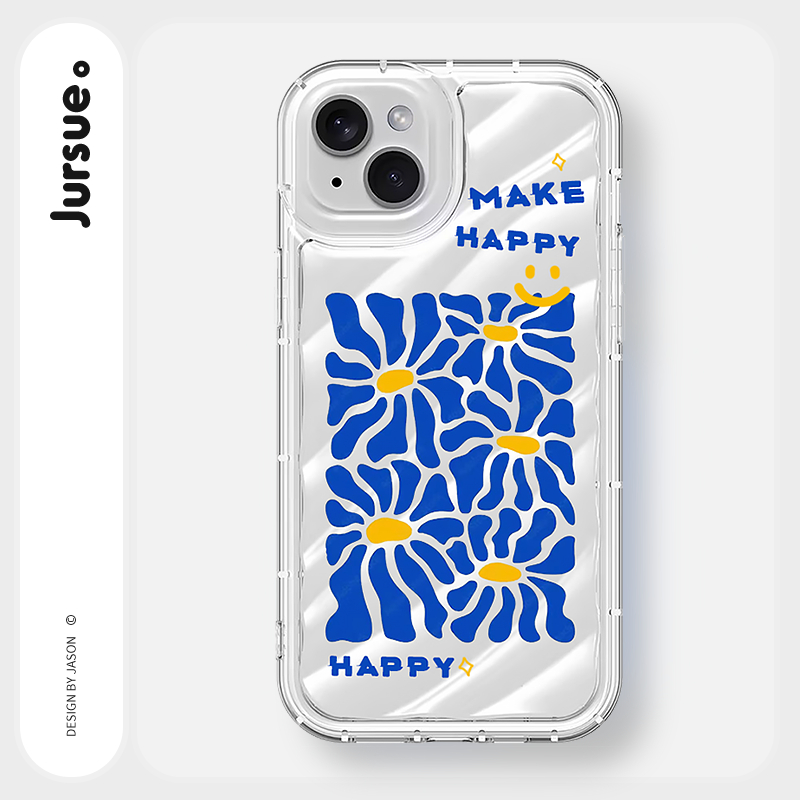 JURSUE เคสไอโฟน เคสซิลิโคนนุ่มกันกระแทกน่ารักตลก เคสโทรศัพท์ for iPhone 16 15 14 13 12 11 Pro Max SE 2020 X XR XS 8 7 Plus พลัส Y5167