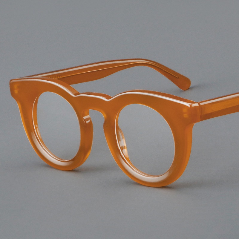 แฟชั ่ น Cat Eye รอบแว ่ นตากรอบ Retro ศิลปะคุณภาพสูง Acetate กรอบแว ่ นตาสําหรับผู ้ ชายและผู ้ หญิง 23105
