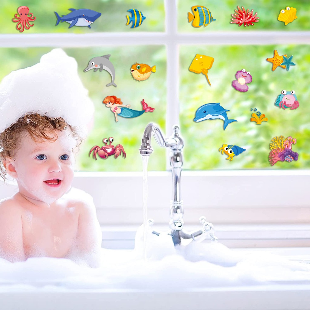 ชายหญิงรางวัลสติกเกอร์เด็กถ้วยน้ําสติกเกอร์สติกเกอร์หน้าต่าง ทําเอง สัตว์น่ารักยูนิคอร์นไดโนเสาร์สติกเกอร์ - รูปที่ 2