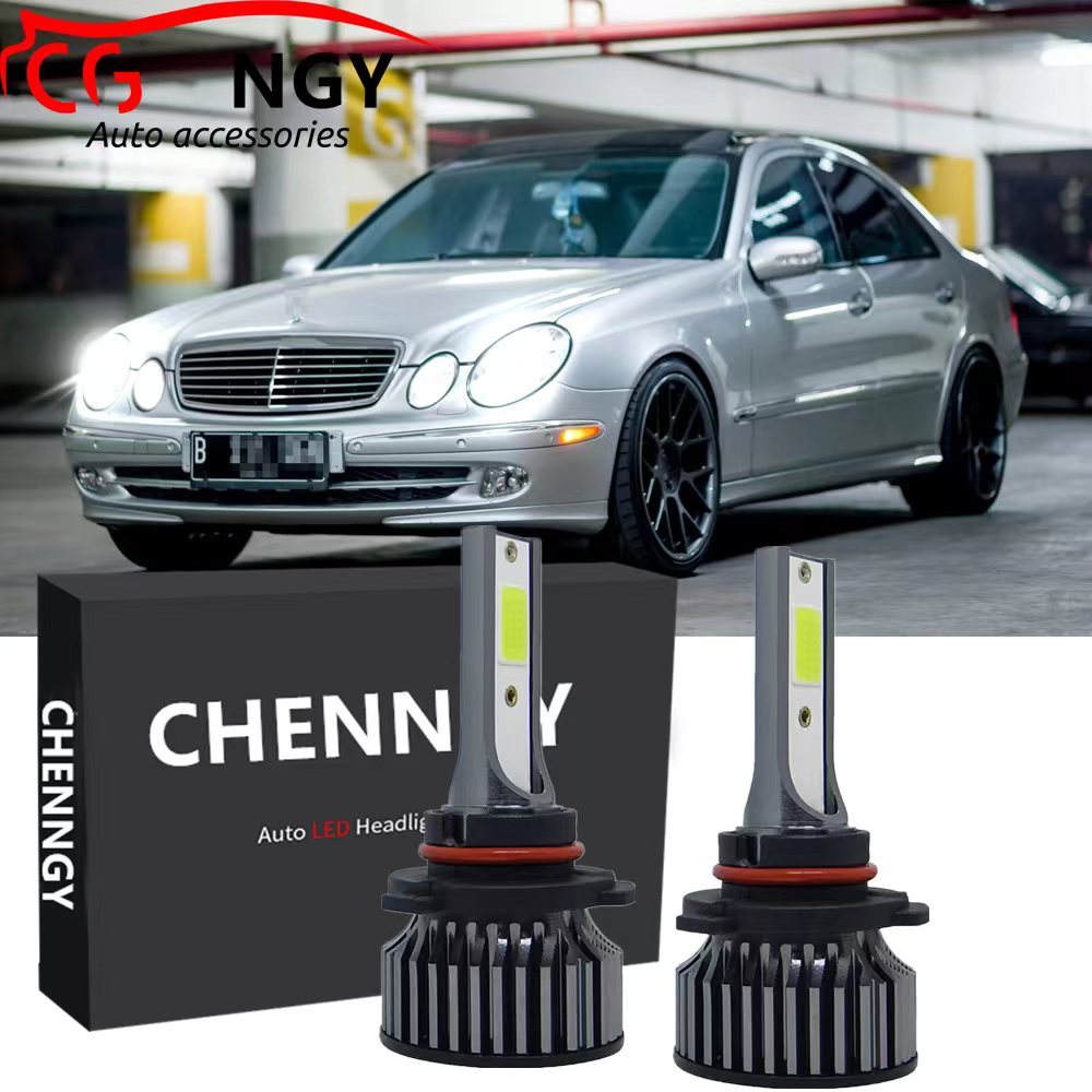 สําหรับ Mercedes-Benz W211 W203 W204 W124 W201 AMG W202 W212 W220 W205- 2 ชิ้น/เซ็ต LED สีขาว 6000K 