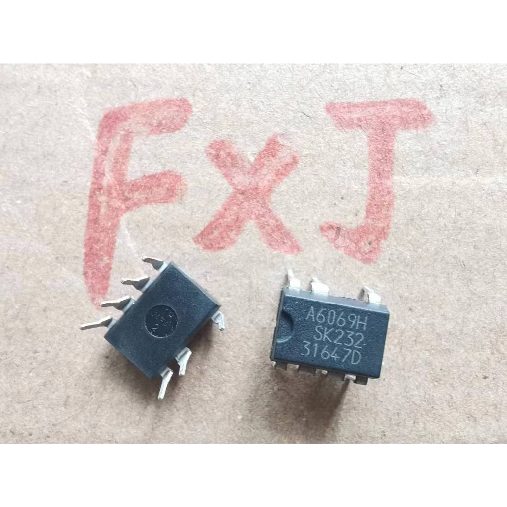 ((5 ชิ้น) A6069H ชิปการจัดการพลังงาน A6069 DIP7 ยี่ห้อใหม่ STR-A6069H
