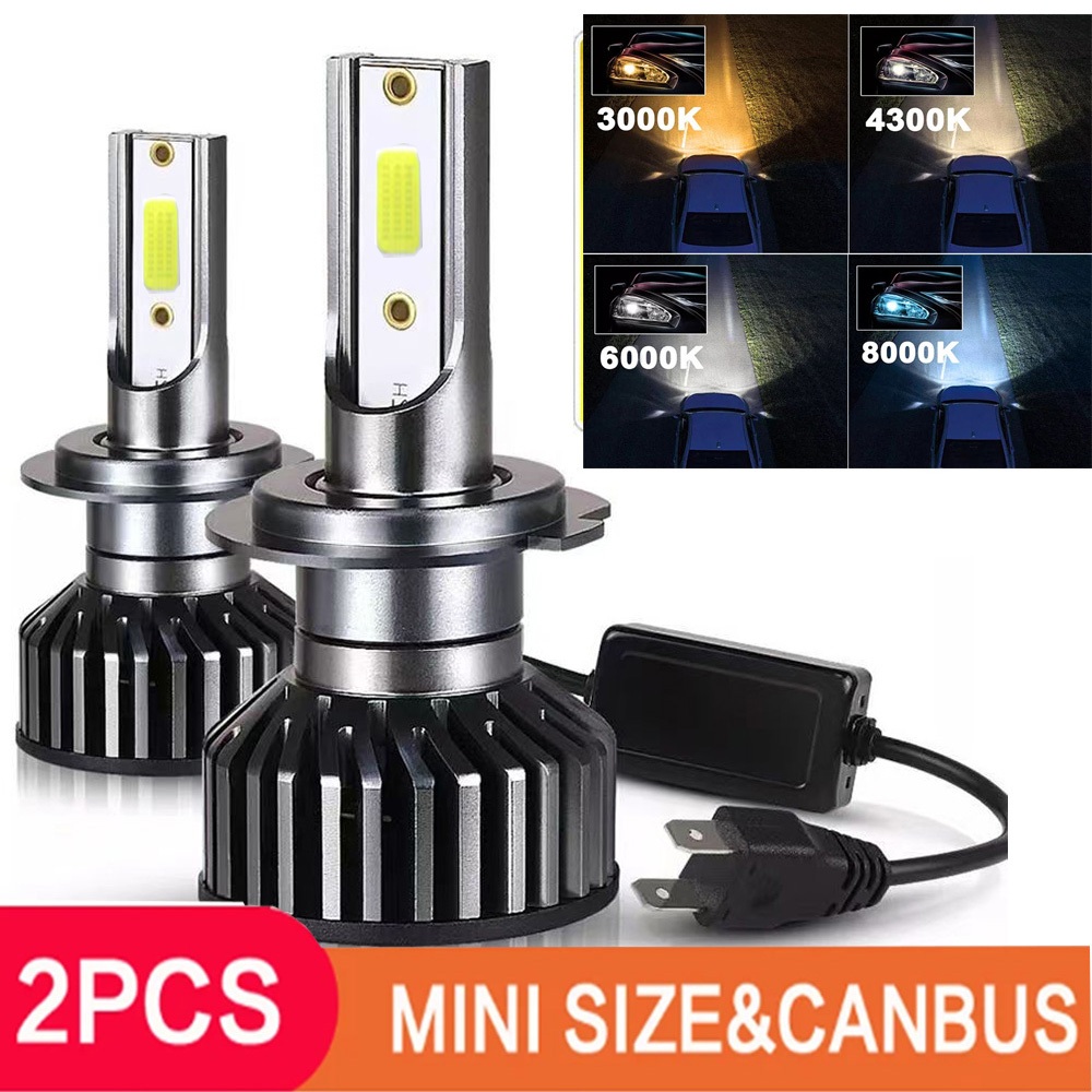 Tcyato 26000lm 160W COB 2 ชิ้นชิป 3000 k/4300 k/6000 k/8000k lime รถ LED ไฟหน้า h4 h7 h1 ไฟหน้า LED 