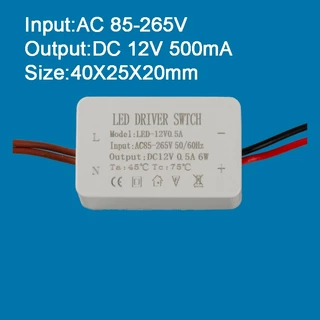 Ac 220V แรงดันไฟฟ ้ าคงที ่ 12V 24V Led Power Supply Driver สําหรับโคมไฟกระจกแถบไฟ