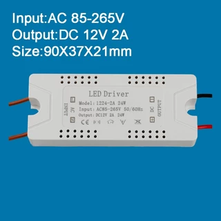 Ac 220V แรงดันไฟฟ ้ าคงที ่ 12V 24V Led Power Supply Driver สําหรับโคมไฟกระจกแถบไฟ