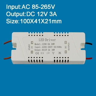 Ac 220V แรงดันไฟฟ ้ าคงที ่ 12V 24V Led Power Supply Driver สําหรับโคมไฟกระจกแถบไฟ