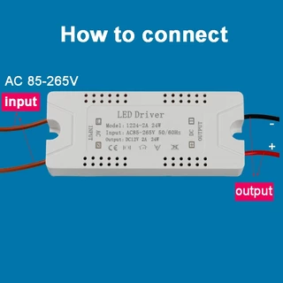 Ac 220V แรงดันไฟฟ ้ าคงที ่ 12V 24V Led Power Supply Driver สําหรับโคมไฟกระจกแถบไฟ