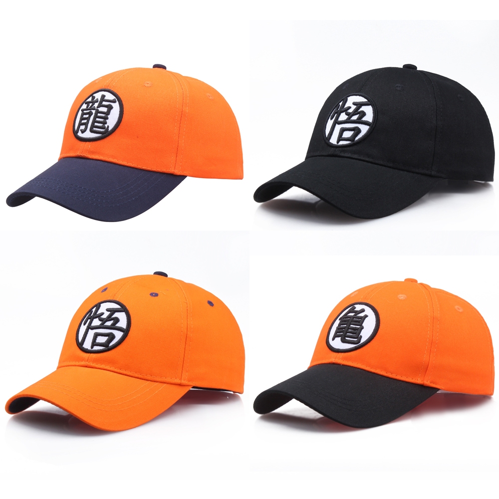 ฤดูร้อนกลางแจ้งกีฬาเบสบอลหมวก Dragon Z Ball ตัวอักษรพิมพ์ปรับผู้ชายผู้หญิงหมวกแฟชั่น Hip Hop หมวก Unisex Sun หมวก