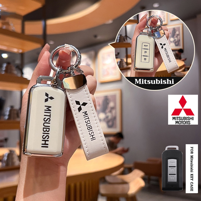 ฝาครอบกุญแจรถ TPU สําหรับ Mitsubishi Mirage/Pajero/Atrage/Triton/Outlander/ASX key Case Keyless Smart Entry key