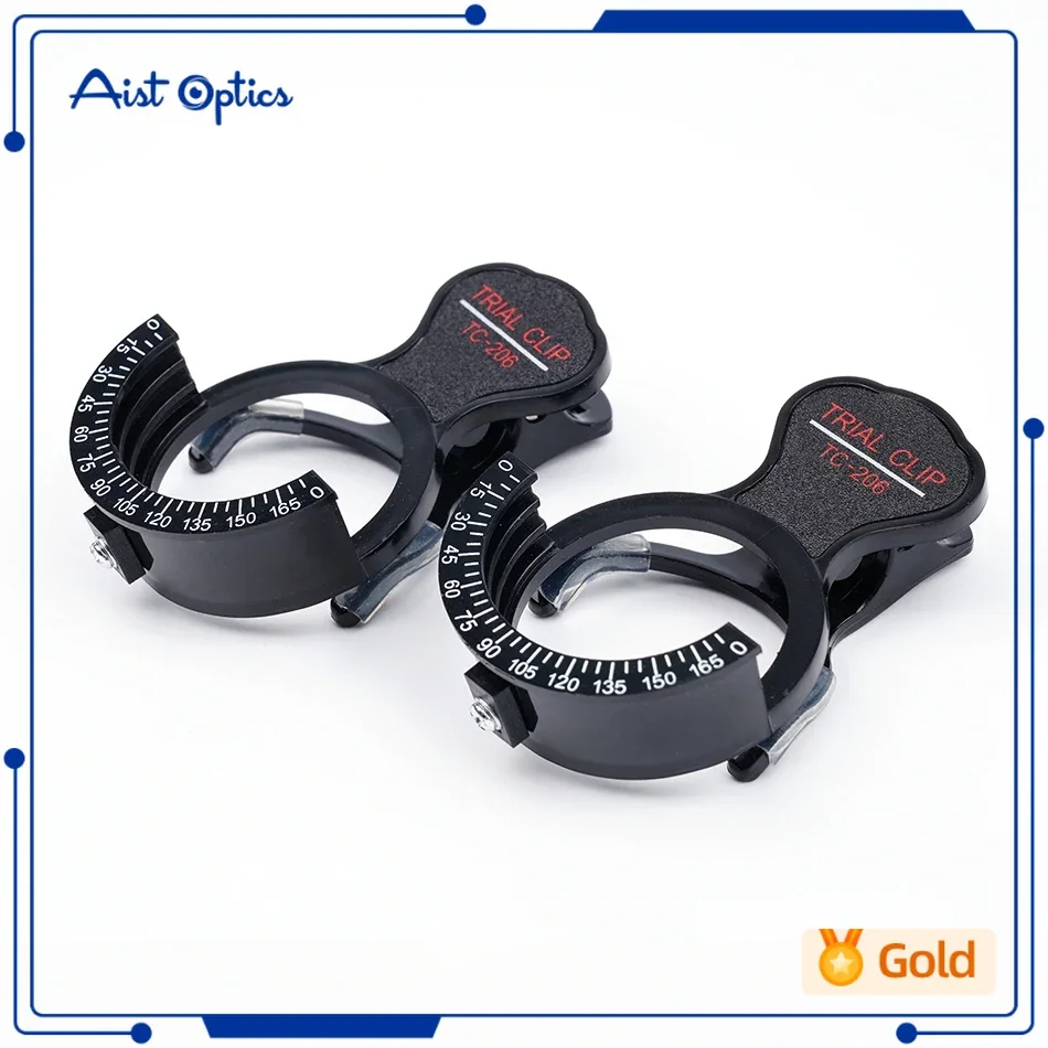 2pcs Trial กรอบคลิปเลนส ์ กรอบ Optometry Single Eye Optical Test กรอบขาตั ้ งเครื ่ องมือจักษุ