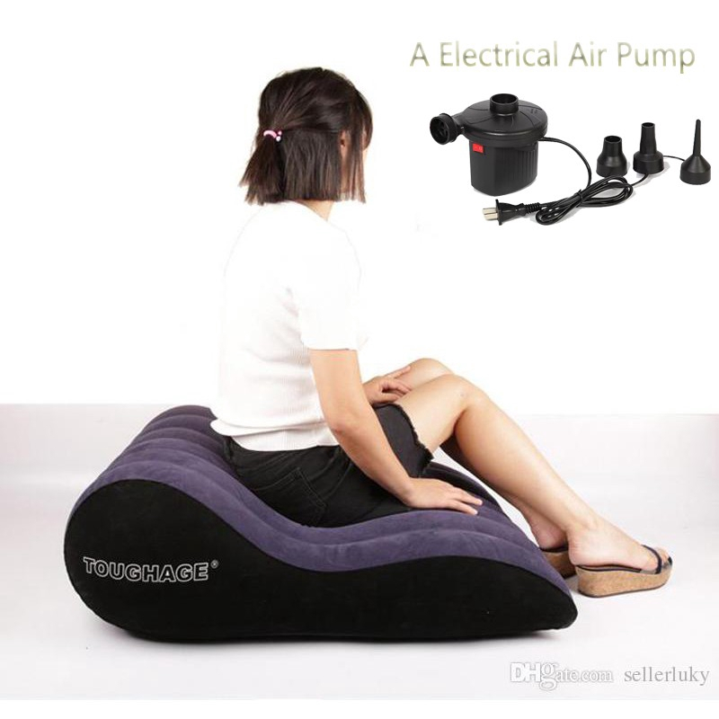 Toughage Inflatable หมอนโซฟาเก ้ าอี ้ คู ่ เตียงเก ้ าอี ้ เบาะ Curve Cushion