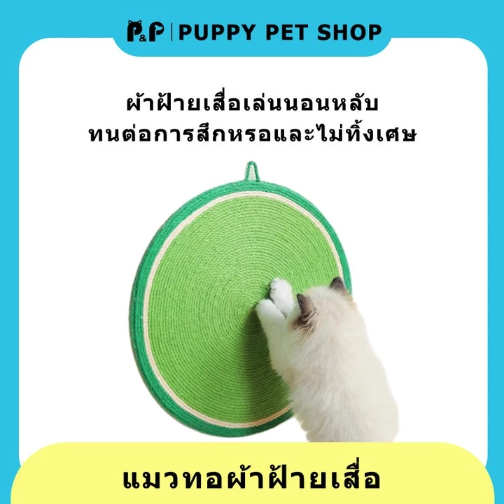 PANDA&PIGGY แผ่นรองลับเล็บแมว แผ่นรองนอนแมว