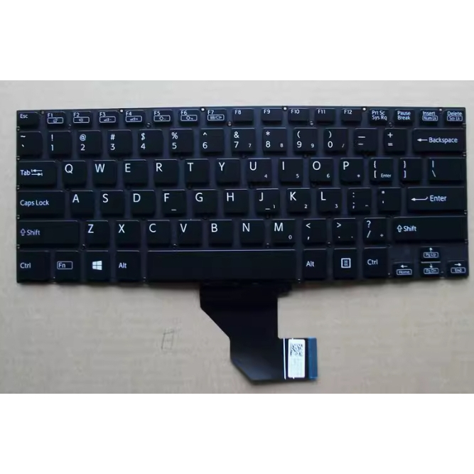 สําหรับ SVF142A23T SVF143A1QT SVF152A23T SVF153A1 แป้นพิมพ์แล็ปท็อป US