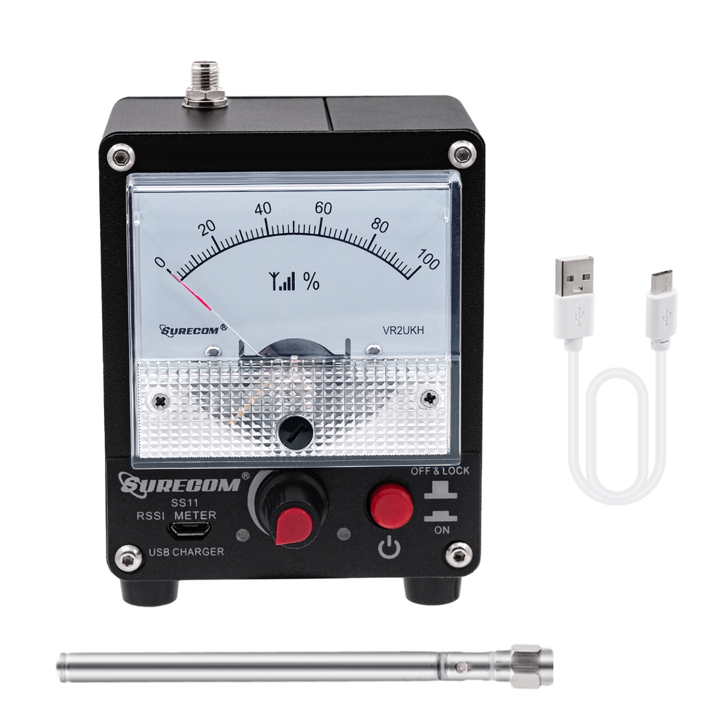 Surecom SS11 เครื่องทดสอบความแรงสัญญาณ RF พร้อมแบตเตอรี่แบบชาร์จในตัว