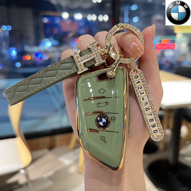 Bmw x1 /x3/ x4 /x5 /x6/ 530 /530 li/525li /320/3series/5series/7series ออกแบบใหม ่ TPU Anti Scratch ฝาครอบกุญแจรีโมท