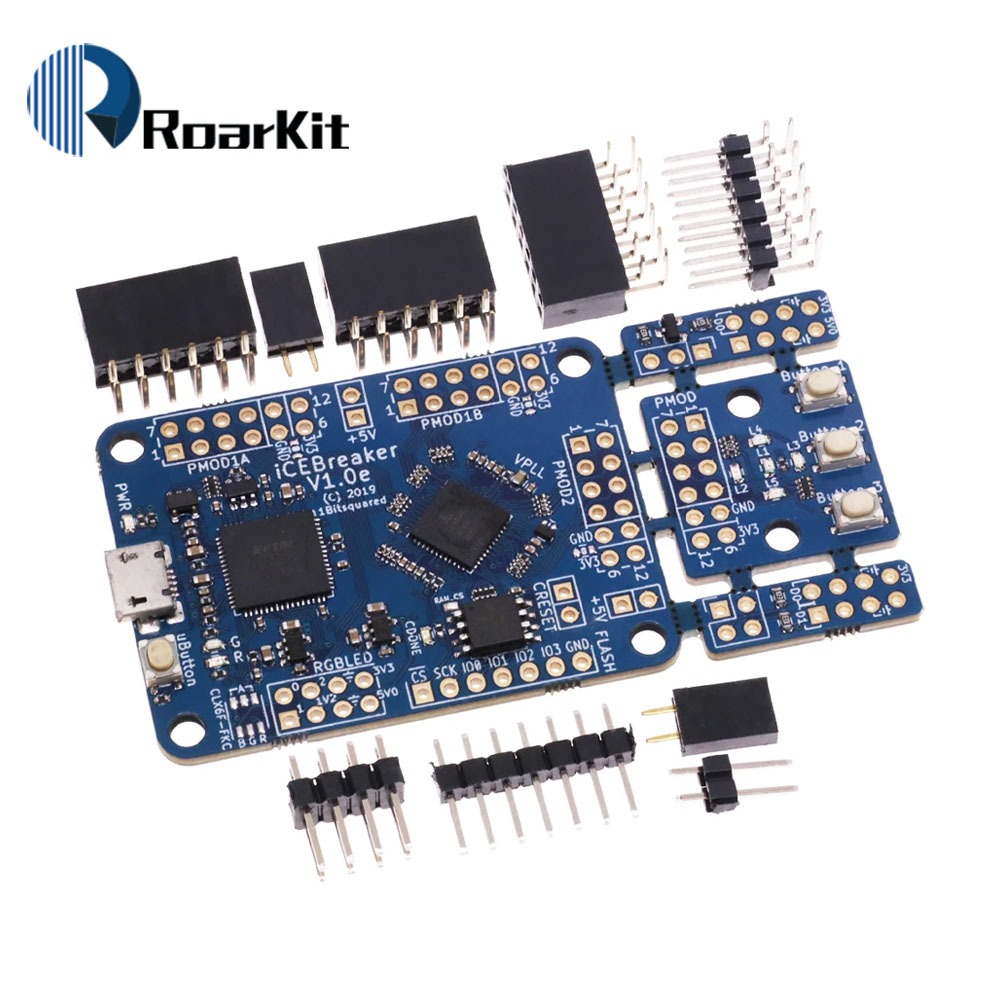 V1.0e FPGA บอร์ดพัฒนา iCE40UP5k 120 Kbit สําหรับตัวเชื่อมต่อ Pmod iCEBreaker