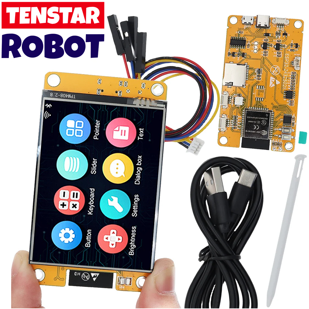 Esp32 Arduino LVGL WIFI & บอร์ดพัฒนาบลูทูธ 2.8 " 240*320 สมาร์ทจอแสดงผลหน้าจอ 2.8 นิ้วโมดูล LCD TFT พร้อม Touch WROOM