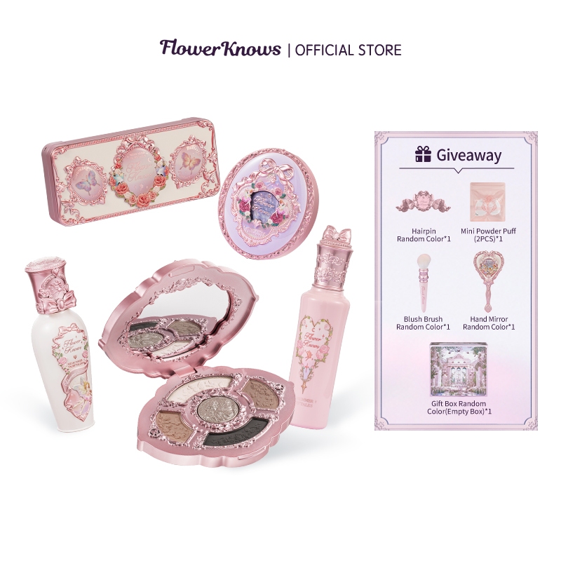 Flower Knows Midsummer Fairytales Collection ชุดของขวัญแต ่ งหน ้ า 5 ชิ ้ น/ชุด