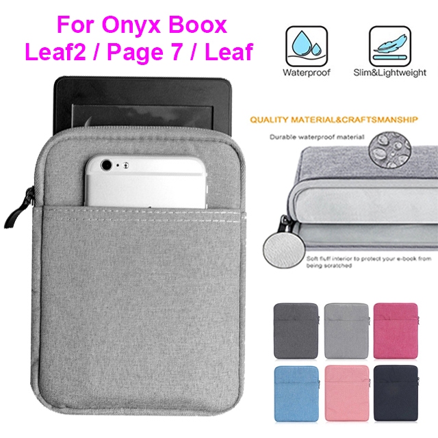 สําหรับ Onyx Boox Leaf2 7 นิ ้ ว Leaf Page 7.0 ✺ E-Reader E-Book Reader Universal Canvas Bag Multifunctional Storage Fashion Protection Cover Case