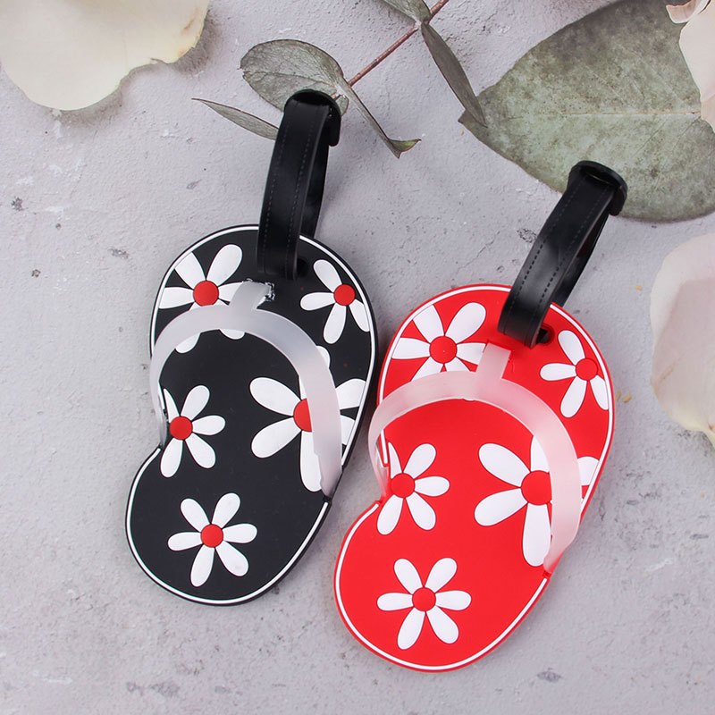 Creative flip-flops Slipper Bag Tag PVC Soft Hanging Tag แปลกใหม่ของที่ระลึกงานแต่งงานเจ้าสาวของขวัญอาบน้ําสําหรับแขก