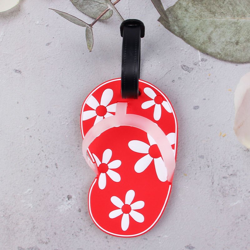 Creative flip-flops Slipper Bag Tag PVC Soft Hanging Tag แปลกใหม่ของที่ระลึกงานแต่งงานเจ้าสาวของขวัญอาบน้ําสําหรับแขก