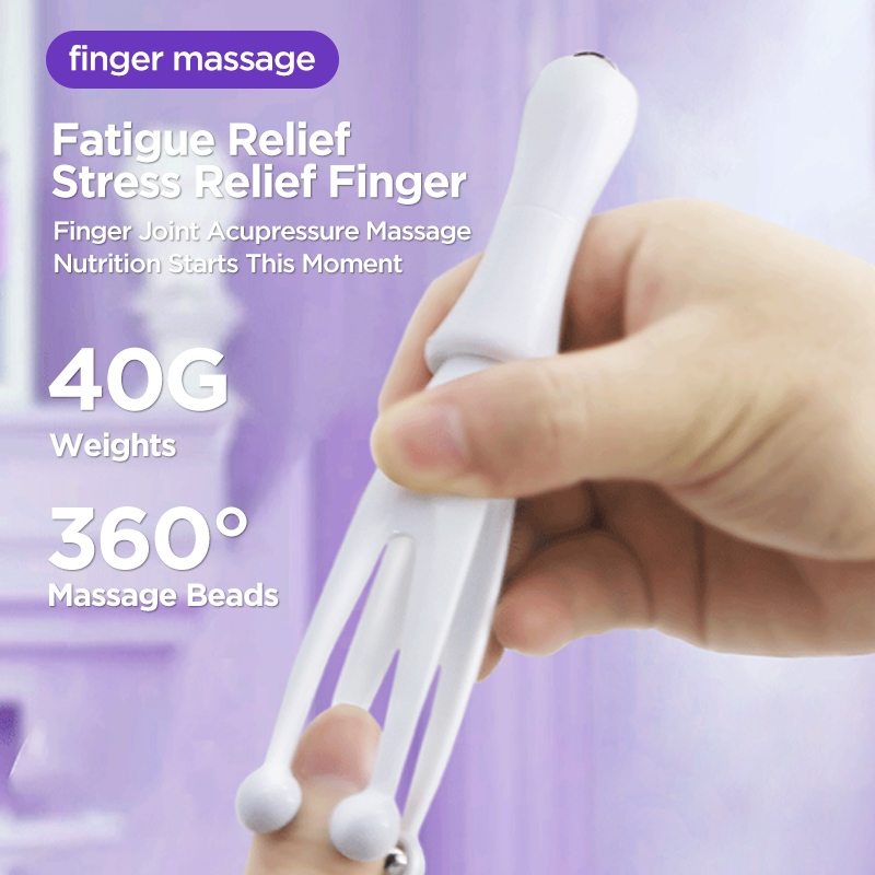 เครื ่ องนวดนิ ้ ว 360 องศากลิ ้ งลูกเหล ็ กนวดเครื ่ องมือดูแลสุขภาพ
