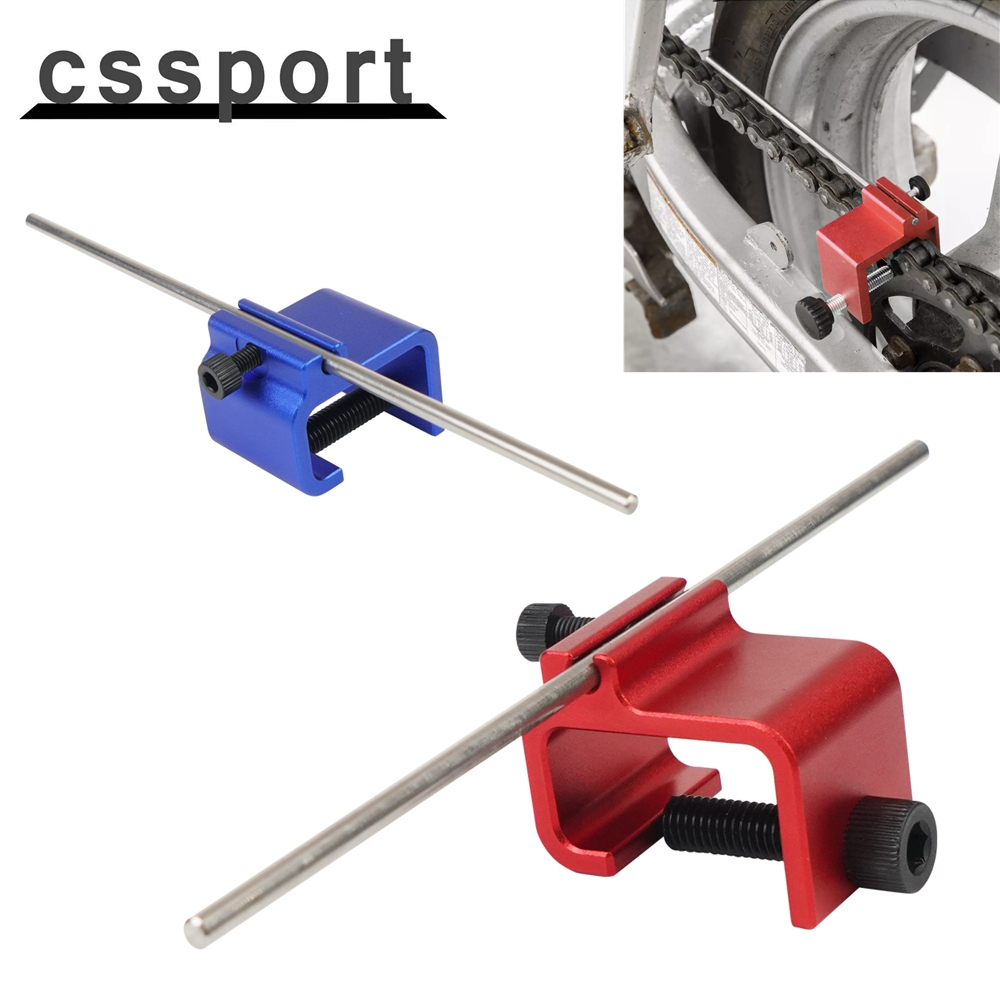 เครื่องมือจัดตําแหน่งโซ่รถจักรยานยนต์ - สําหรับโซ่ได้ถึง 28 มม. - เครื่องมือกําหนดเฟือง