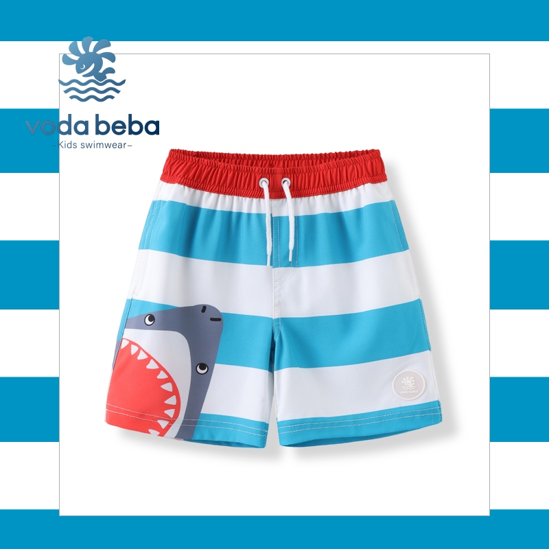 VODA BEBA กางเกงว่ายน้ําขาสั้น เหมาะกับเดินชายหาด สําหรับเด็กผู้ชาย อายุ 3-12เหมาะสำหรับริมทะเล - รูปที่ 3