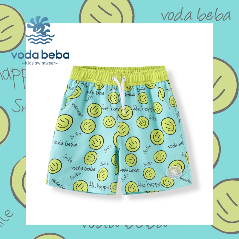 VODA BEBA กางเกงว่ายน้ําขาสั้น เหมาะกับเดินชายหาด สําหรับเด็กผู้ชาย อายุ 3-12เหมาะสำหรับริมทะเล - รูปที่ 4