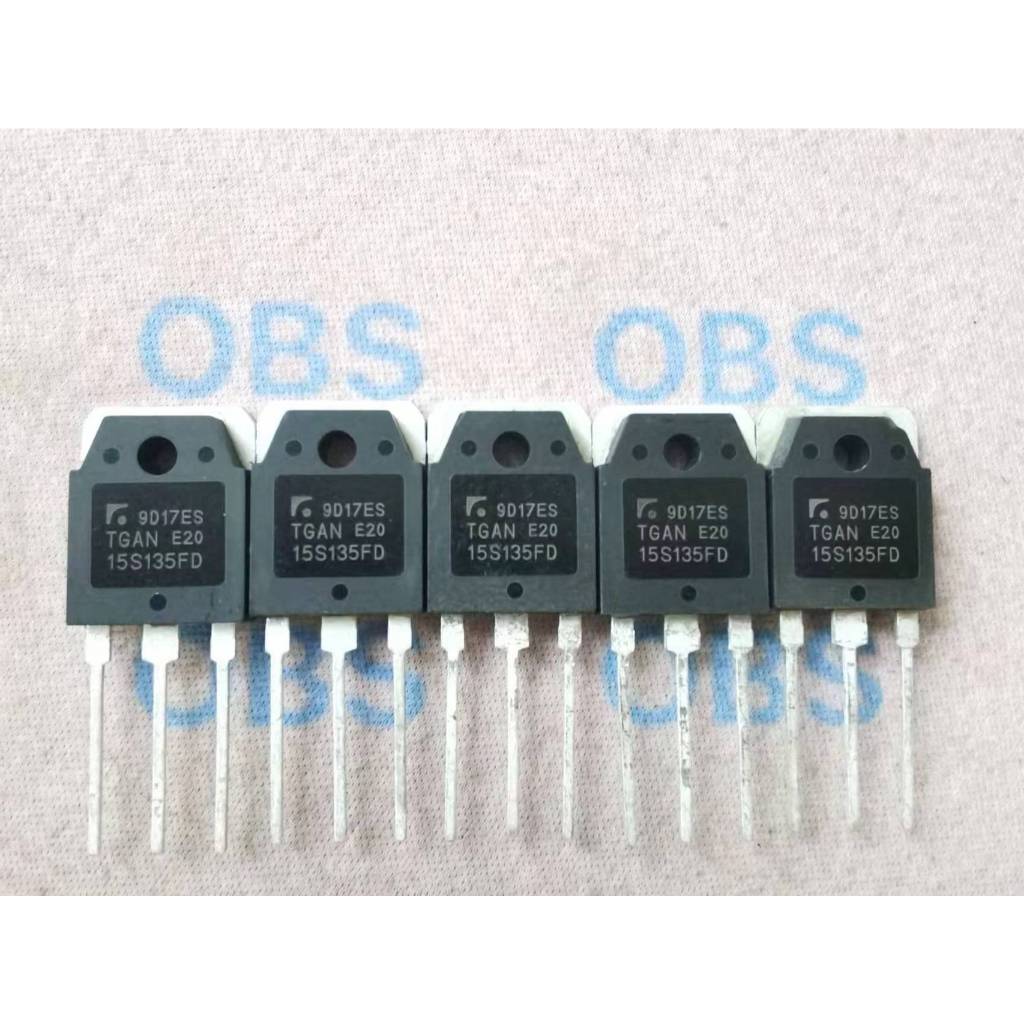 ((5 ชิ้น) Tgan15s135fd 15S135FD เตาแม่เหล็กไฟฟ้า TO-3P