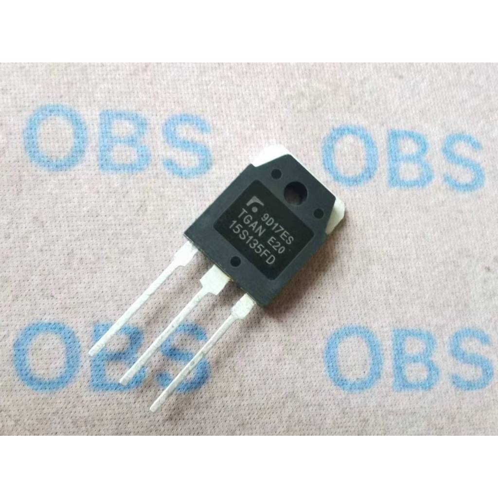 ((5 ชิ้น) TGAN15S135FD ยี่ห้อใหม่ 15S135FD เตาแม่เหล็กไฟฟ้าท่อ TO-3P