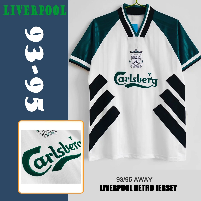 Liverpool 1993-95 ซีซั่น retro jersey TOP QUALITY เสื้อฟุตบอลเยือน