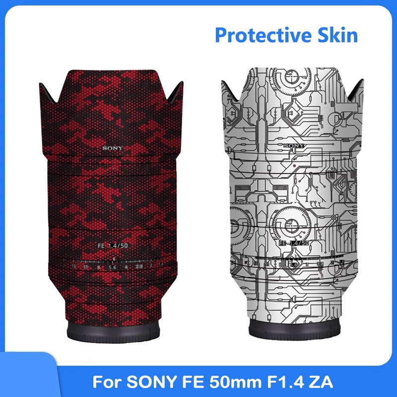 SEL50F14Z สติกเกอร์เลนส์กล้อง Coat Wrap ฟิล์มป้องกัน Body Decal ผิวสําหรับ Sony FE 50 F1.4ZA 50 มม.1