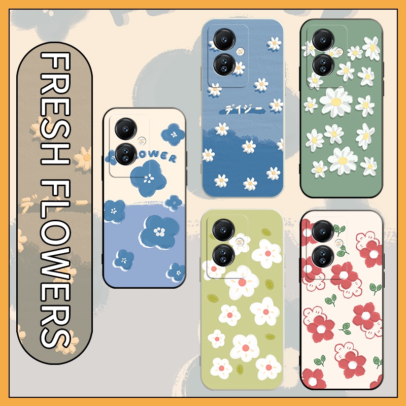 เคสสําหรับ OnePlus Nord CE 3 N30 2 2T LITE 5G ทาสีดอกไม้สด CASE