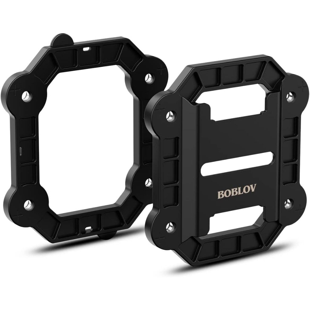 บ๊อบโลวี ร่างกายกล้องแม่เหล็กดูดกลับคลิป,แม่เหล็กสากลเมากับแม่เหล็กในตัว8ตัว,ประเภทใหม่และคลิปซิลิกาสีดําแบบพกพาสําหรับทุกร่างกายกล้องติดเสื