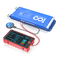 บอร์ดป้องกันแบตเตอรี่ลิเธียมอัจฉริยะ 12V 24V 48V 100A 200A จอแสดงผลพลังงานควบคุมแบตเตอรี่พลังงานแสงอาทิตย์, การตรวจสอบ wifi ระยะไกล, การชาร์จและการถอดชาร์จ