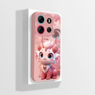 สําหรับ Tecno Spark Go 2023 POP 7 Pro Pop7 กรณี BF7n BF7 BF6 น่ารักการ์ตูนพิมพ์ซิลิโคนอ่อนนุ่ม TPU ฝาหลังปลอกกันกระแทก