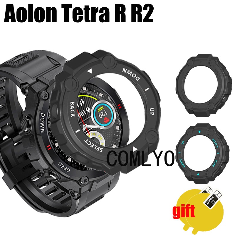 สําหรับ Aolon Tetra R2 r Navi r กรณีสมาร์ทนาฬิกากันชนป้องกัน TPU ปกอ่อนฟิล์มป้องกันหน้าจอ