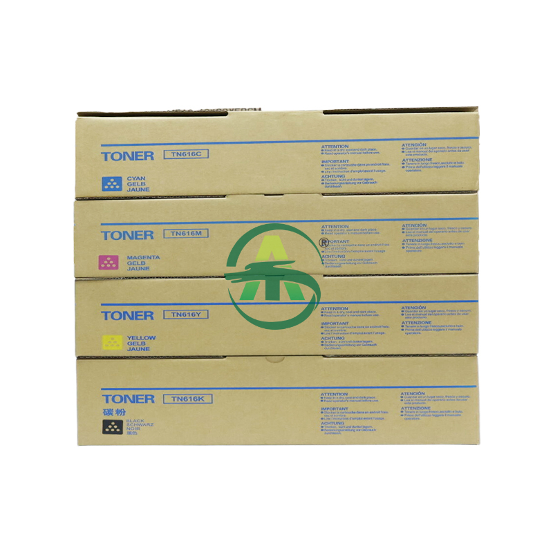 1pc TN616 ตลับหมึกสําหรับ Konica Minolta C6000 7000 6000 C7000 TN616Y TN616M TN616C TN616K ผงหมึกผง