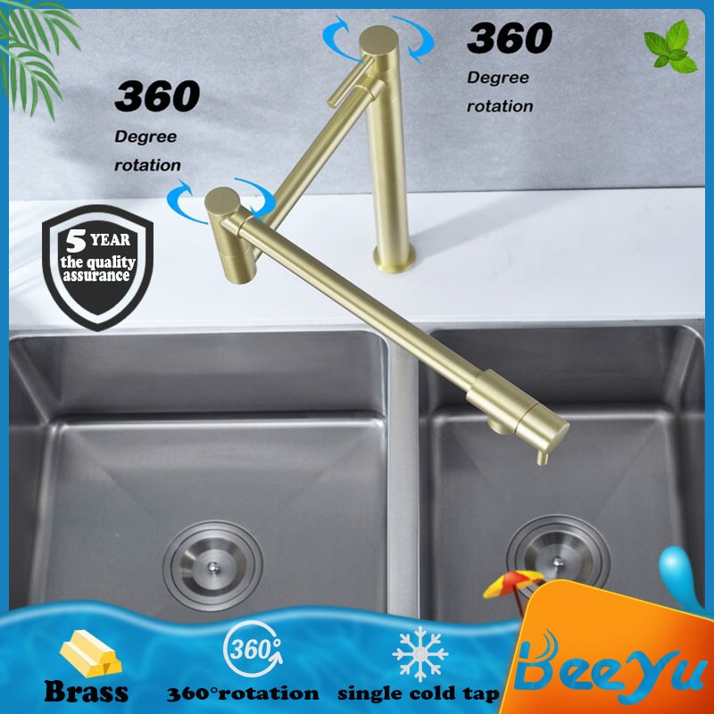 FOLDABLE KITCHEN FAUCET KITCHEN SINK FAUCET BRASS KITCHEN WATER TAP