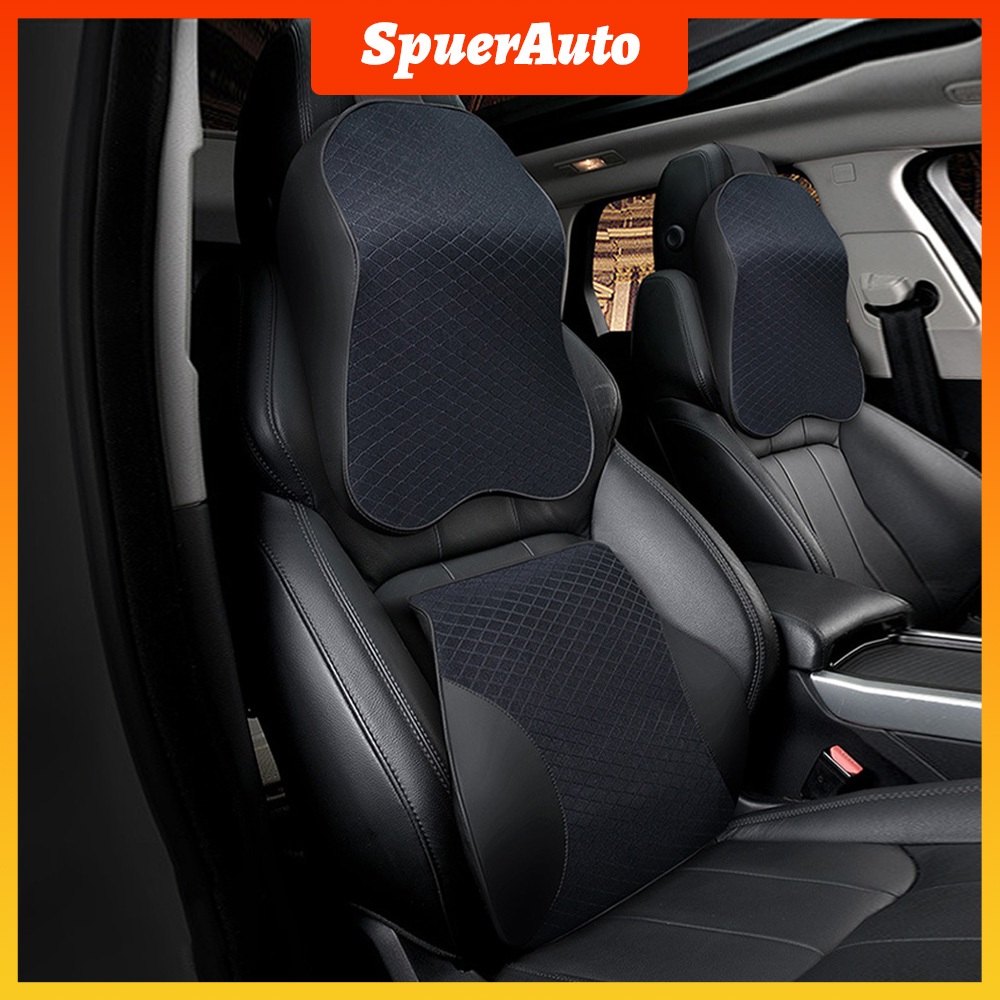 SuperAuto หมอนรองคอในรถ เมมโมรี่โฟม หมอนรองคอในรถยนต์ แต่งรถภายในรถยนต์