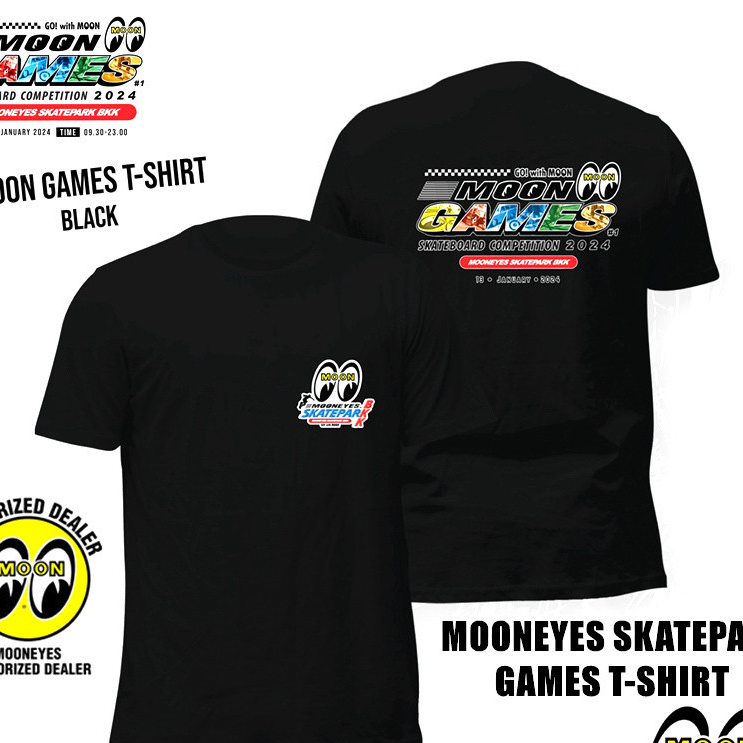 ((ผ้าฝ้าย 100%) American Retro Old Brand 24 Years Skateboard Short Sleeve Skateboard Sports T-Shirt