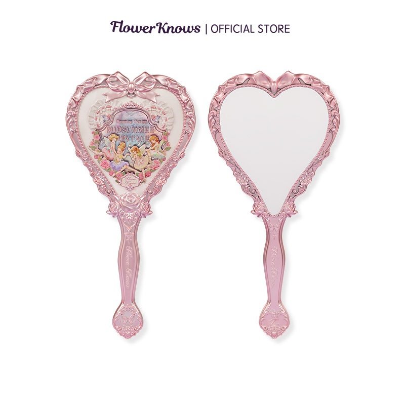 Flower Knows Midsummer Fairytales Collection กระจกมือ 3 ประเภทเครื ่ องมือแต ่ งหน ้ า [GIFT ]