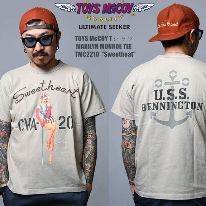 (สต๊อกพร้อม 100%) ของเล่น McCOY ñha1953 เสื้อยืดแขนสั้นลูกไม้!