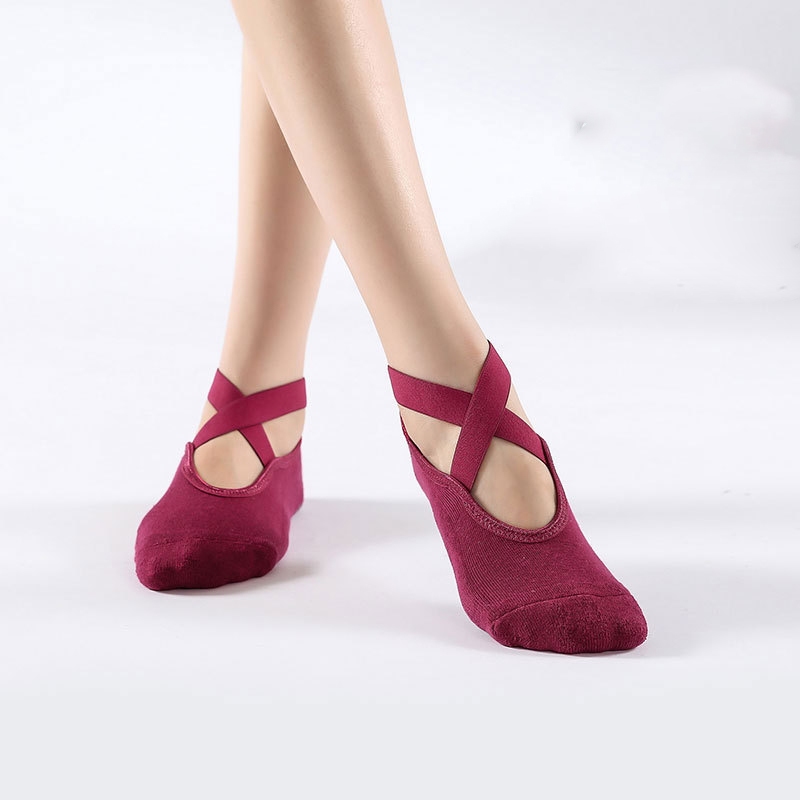 ถุงเท้าซิลิโคน แบบบาง กันลื่น เหมาะกับการเล่นโยคะ ฟิตเนส พิลาทิส แฟชั่นฤดูร้อน แบบมืออาชีพ สําหรับผู้หญิง - รูปที่ 6