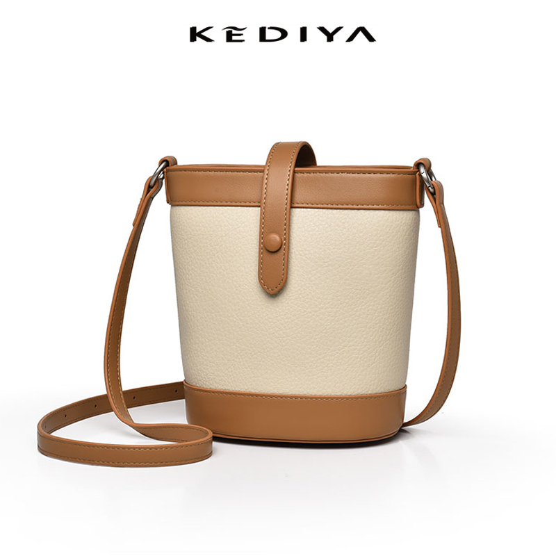 กระเป๋าถัง KEDIYA 2025 กระเป๋าสะพายแฟชั่นเกาหลีกระเป๋าสะพายไหล่คุณภาพดีสําหรับผู้หญิง