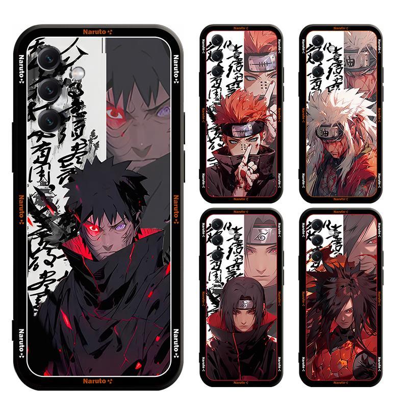 Samsung A15 A35 A55 A25 A05 A05S M14 A03 CORE J7 A8 Plus Prime Cover Naruto Uchiha Madara Itachi Pain Soft Case