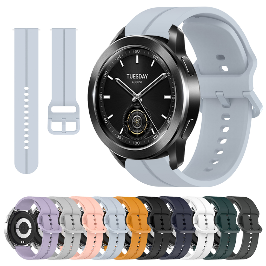 สําหรับ Xiaomi นาฬิกา S3 S2 S1 Pro สายรัดข้อมือเปลี่ยน MI นาฬิกา S1 Active สี 2 กีฬาสร้อยข้อมือนุ่ม 22 มม.สายนาฬิกา